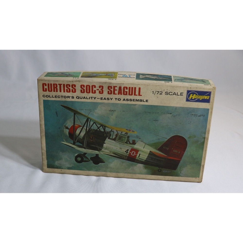 Hasegawa Minicraft Curtiss SOC-3 Seagull 1/72 Scale Model Kit JS-027 Sealed